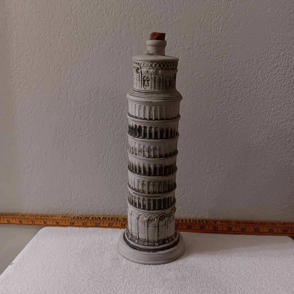 Leaning Tower of Pisa Decorative Bottle
